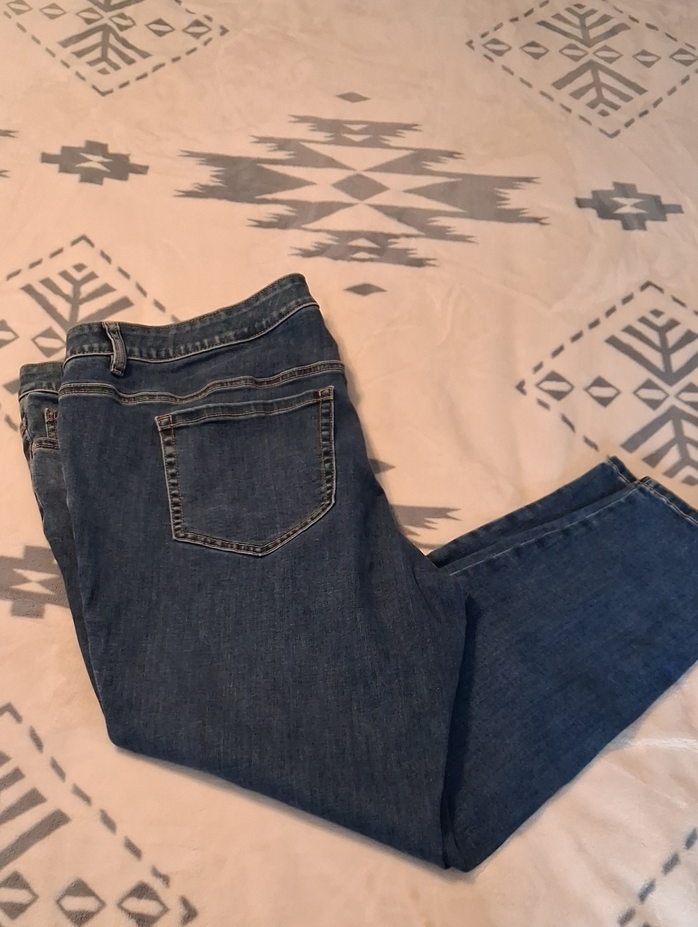 Lane Bryant Deluxe Fit Low Rise Skinny Jeans Sz 28 *please read description.